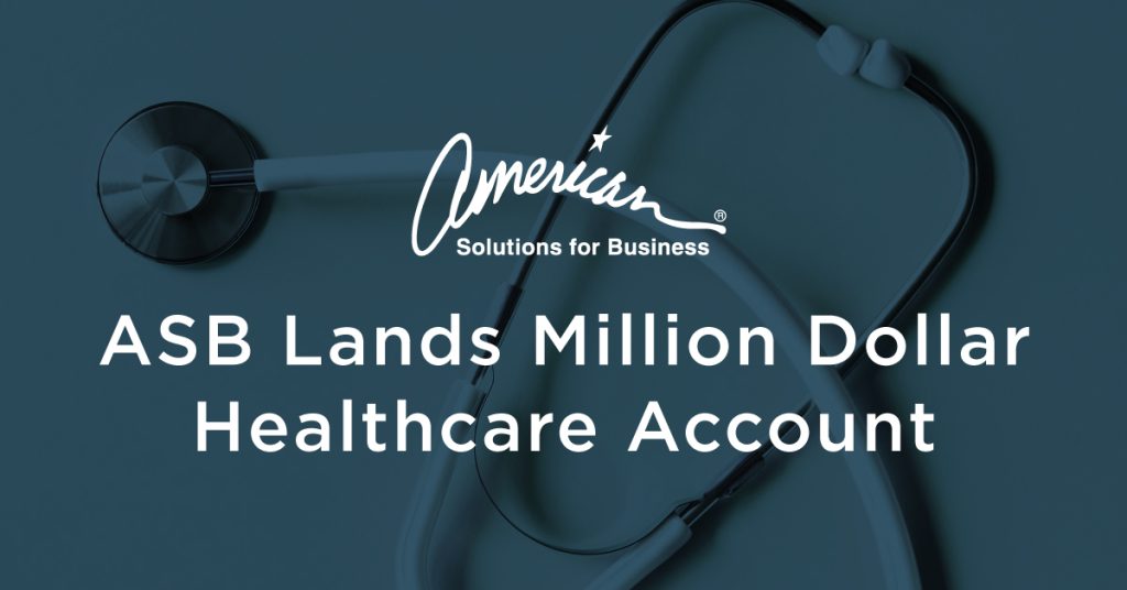 An advertisement with a dark background displays a stethoscope. The text reads, 