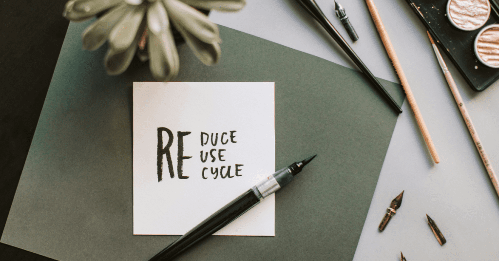 A card with handwritten text 